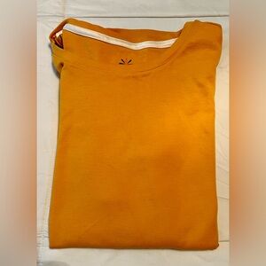 Isaac Mizrahi Pima‎ Cotton Mustard Yellow Top